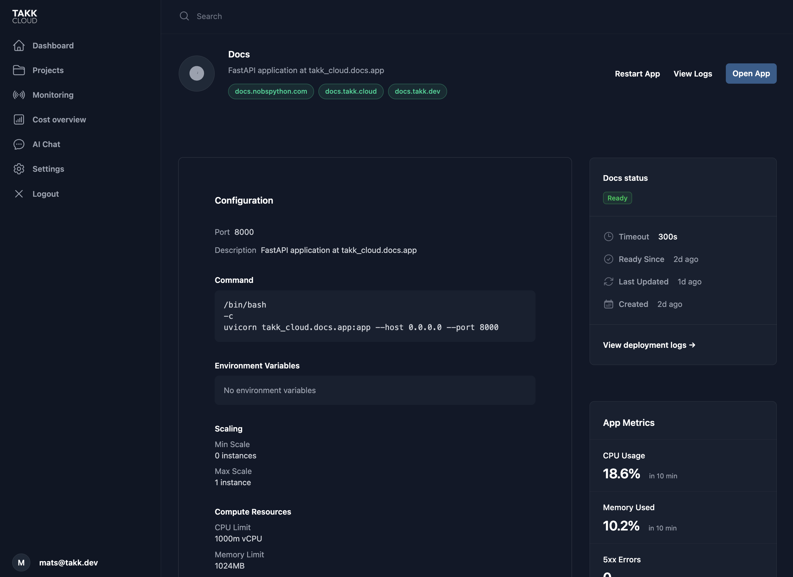 A preview of this deployed server)